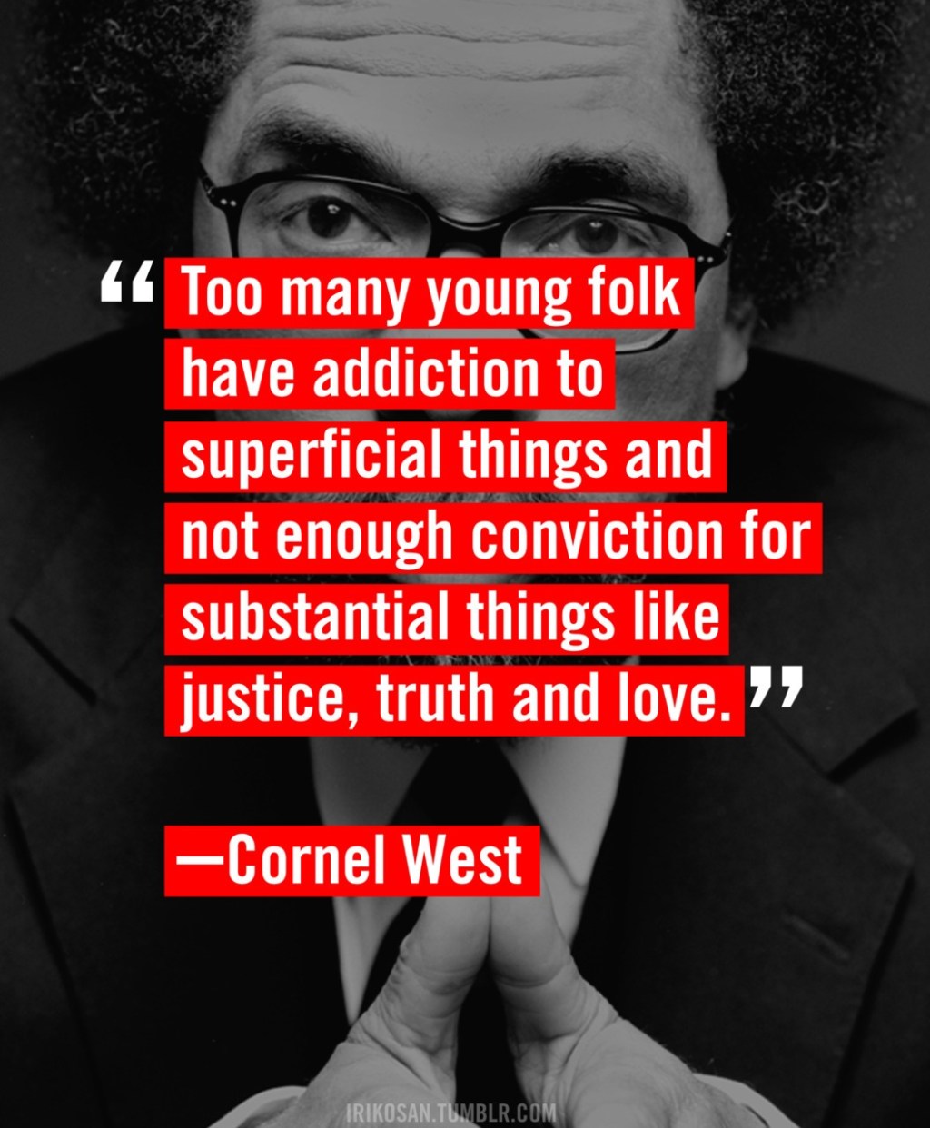 Cornel West on&nbsp;Materialism