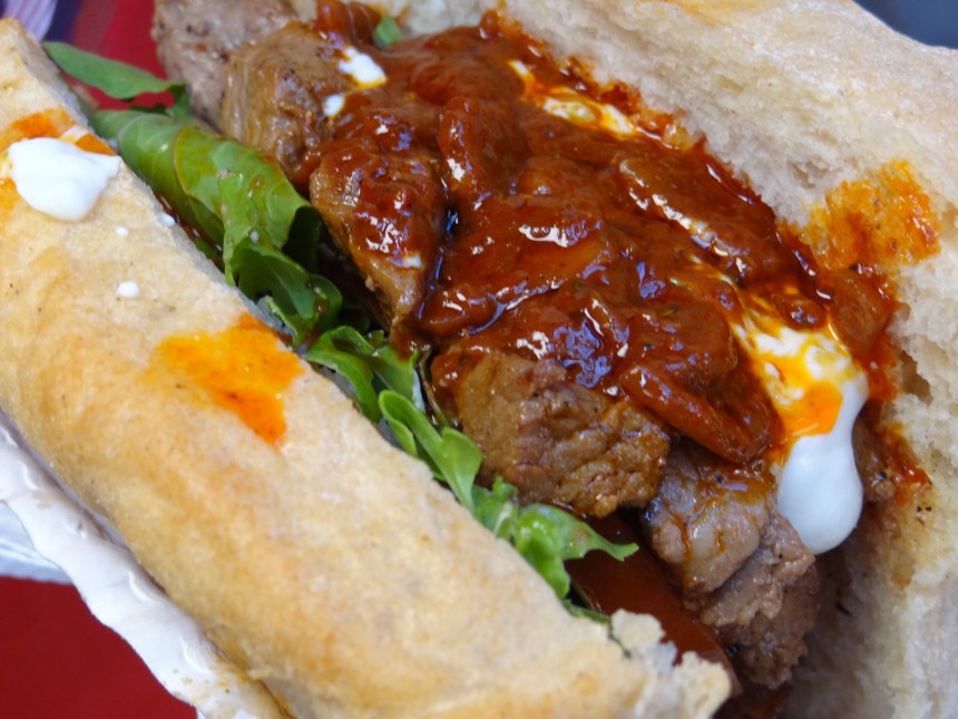 Efrem's favorite food--prego steak